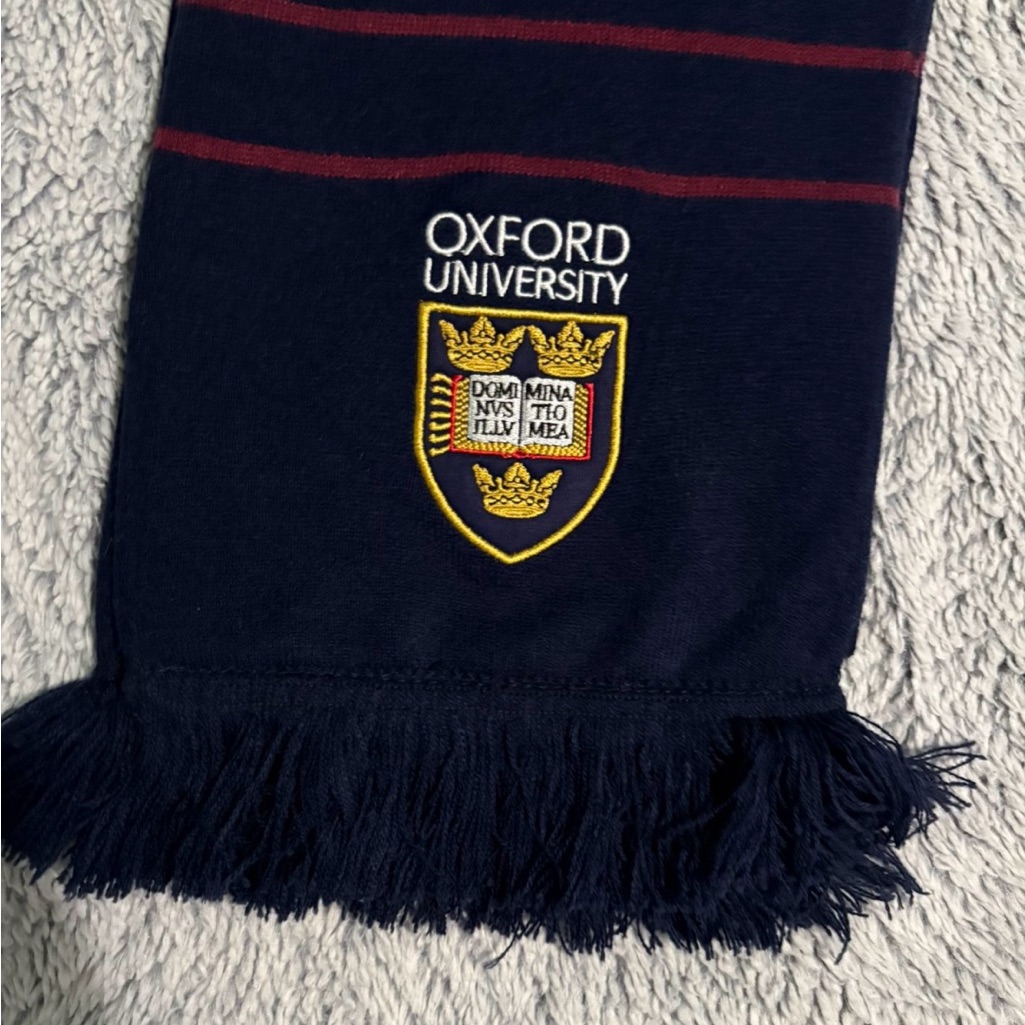 Oxford University Navy Scarf